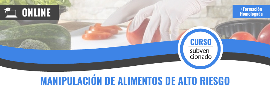 Curso gratis de INAD052PO Manipulador de alimentos de alto riesgo teleformación